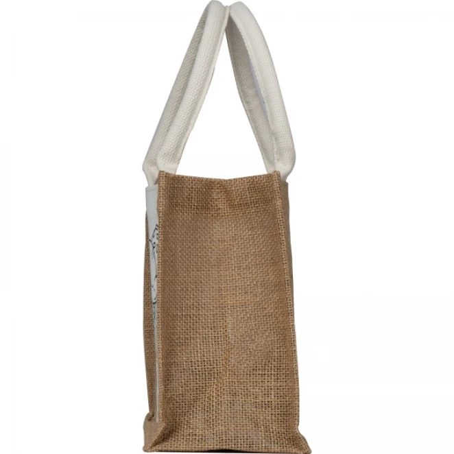 Torba z juty do kolorowania z kredkami do drukowania logo Zdjęcie 3