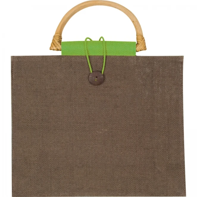 Torba z juty z logo firmy Zdjęcie 2