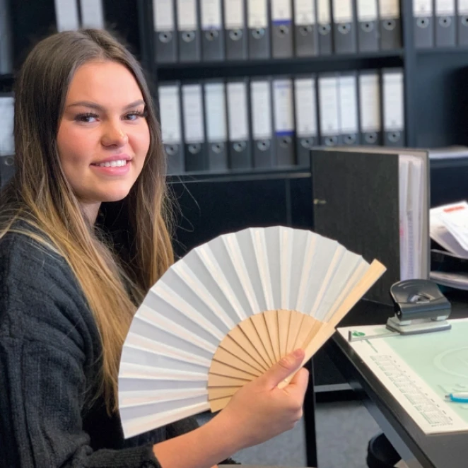 Wachlarz z nadrukiem na zamówienie Zdjęcie 3