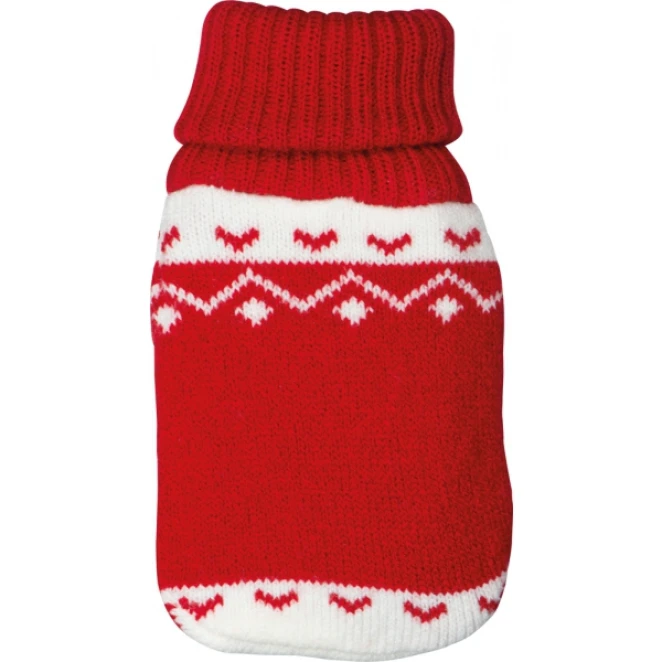 Termofor w świątecznym pokrowcu z logo Zdjęcie 4