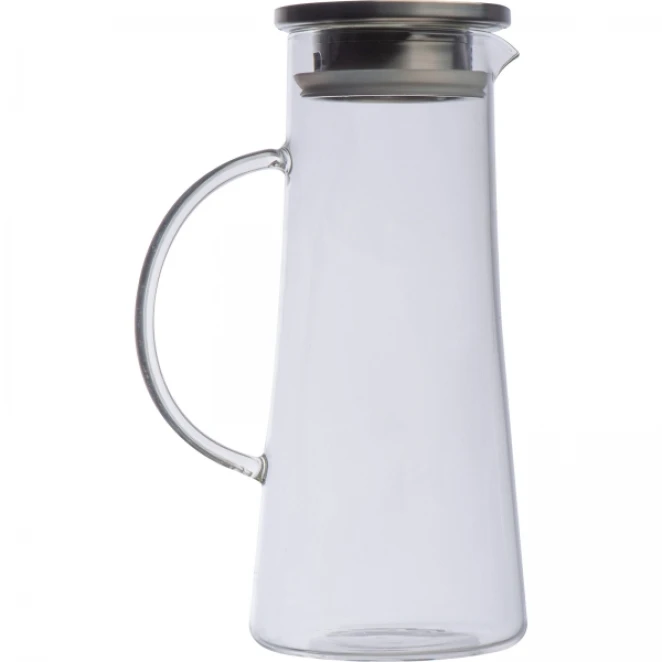 Dzbanek szklany z sitkiem 1350 ml do drukowania logo Zdjęcie 7