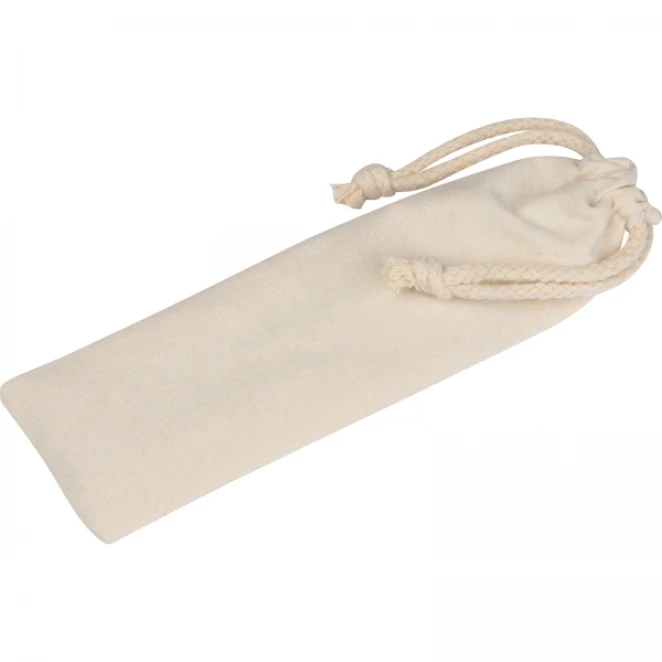 Zestaw sztućców bambusowych z nadrukiem logo Zdjęcie 4