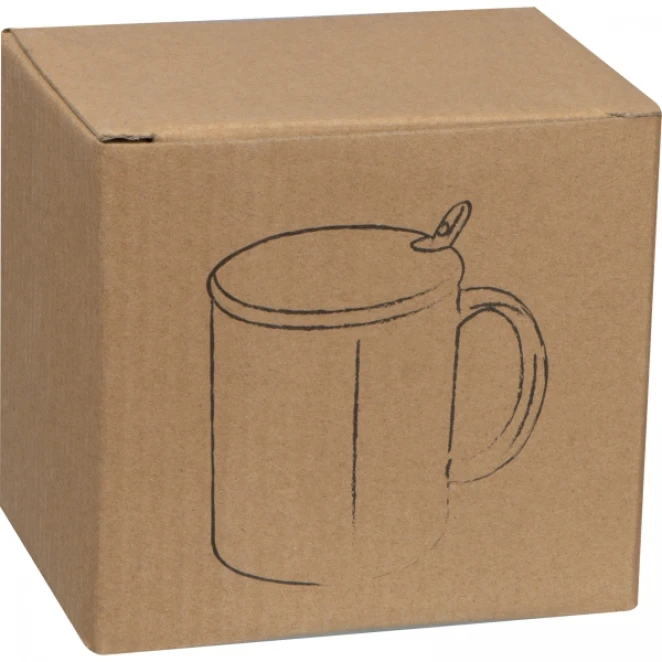 Kubek ceramiczny z łyżeczką 300 ml z logo firmy Zdjęcie 5