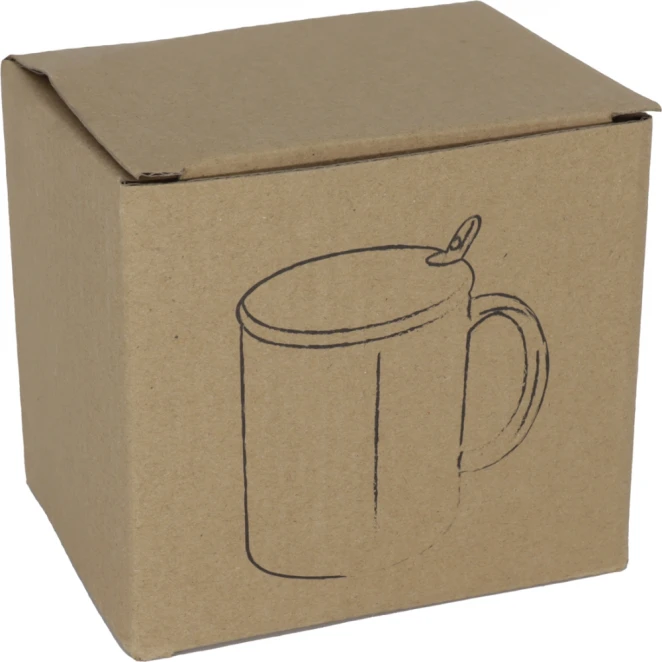 Kubek ceramiczny z łyżeczką 300 ml z logo firmy Zdjęcie 8