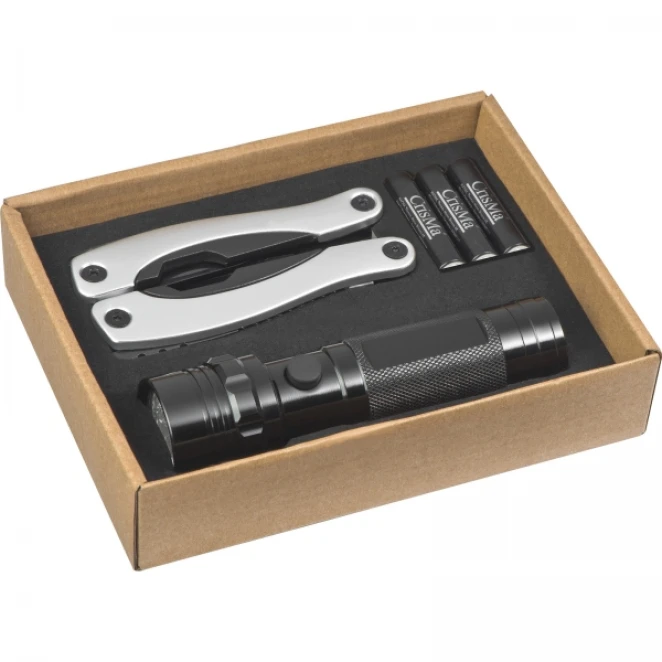 Zestaw narzędzie wielofunkcyjne i latarka do drukowania logo Zdjęcie 7