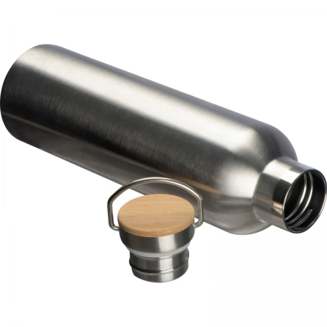 Butelka stalowa termiczna 1000 ml z logo firmy Zdjęcie 2