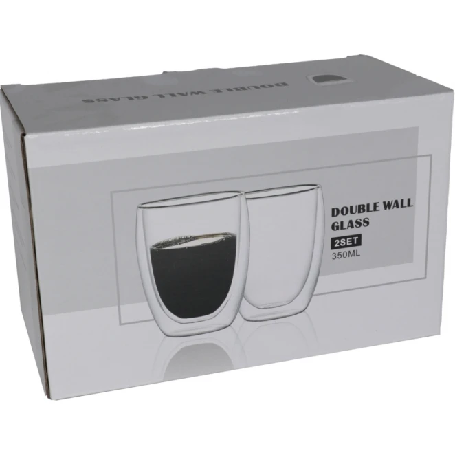 Szklanki do cappuccino 350 ml 2 szt. z naniesieniem logo Zdjęcie 5