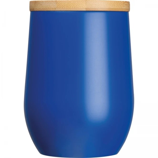 Kubek termiczny z bambusową pokrywką 300 ml z nadrukiem na zamówienie Zdjęcie 4