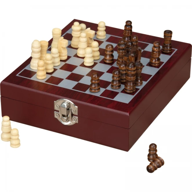 Zestaw do wina z szachami do naniesienia logo Zdjęcie 6