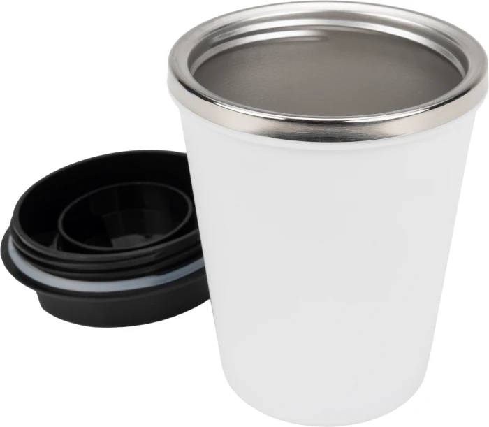 Kubek termiczny 350 ml z powłoką z recyklingu metody z logo do naniesienia logo Zdjęcie 4