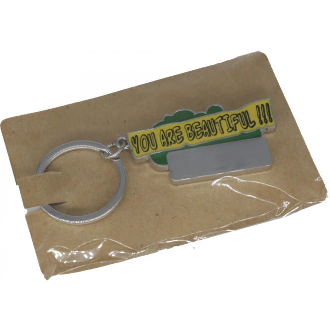 Brelok metalowy CrisMa You are beautiful z nadrukiem na zamówienie Zdjęcie 5