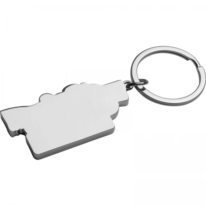 Brelok metalowy CrisMa Call Me z nadrukiem logo Zdjęcie 4