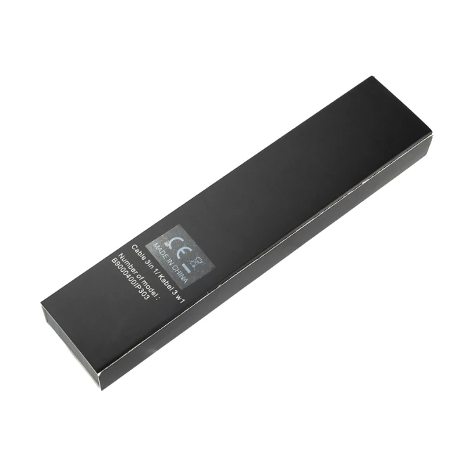 Kabel do ładowania 3w1 z podświetlanym logo Pierre Cardin z nadrukiem logo Zdjęcie 6