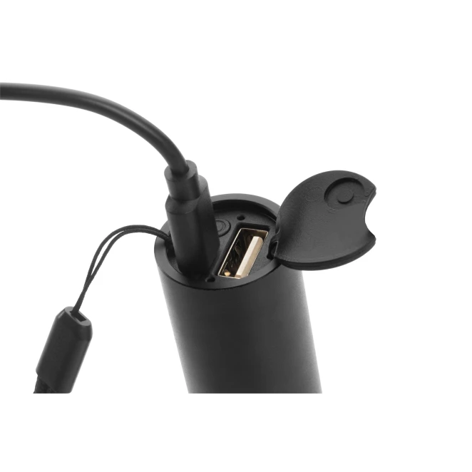 Latarka z możliwością ładowania ZAGROS Schwarzwolf do nałożenia logo Zdjęcie 3