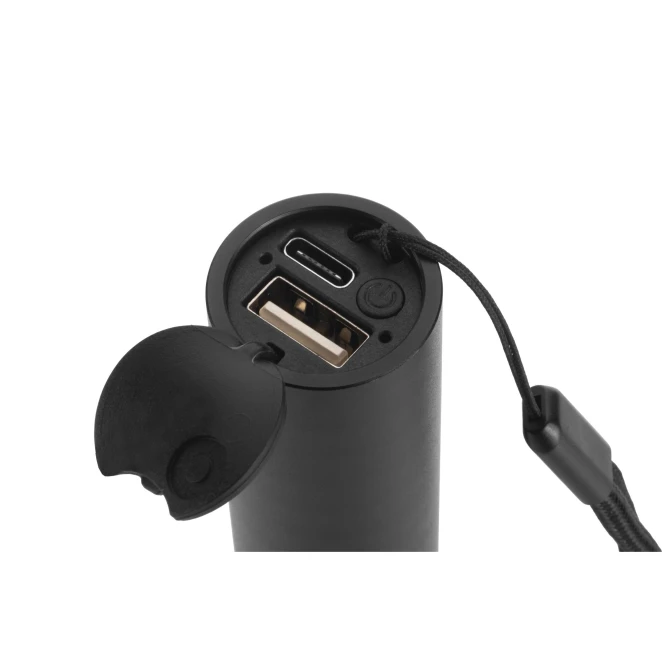 Latarka z możliwością ładowania ZAGROS Schwarzwolf do nałożenia logo Zdjęcie 4