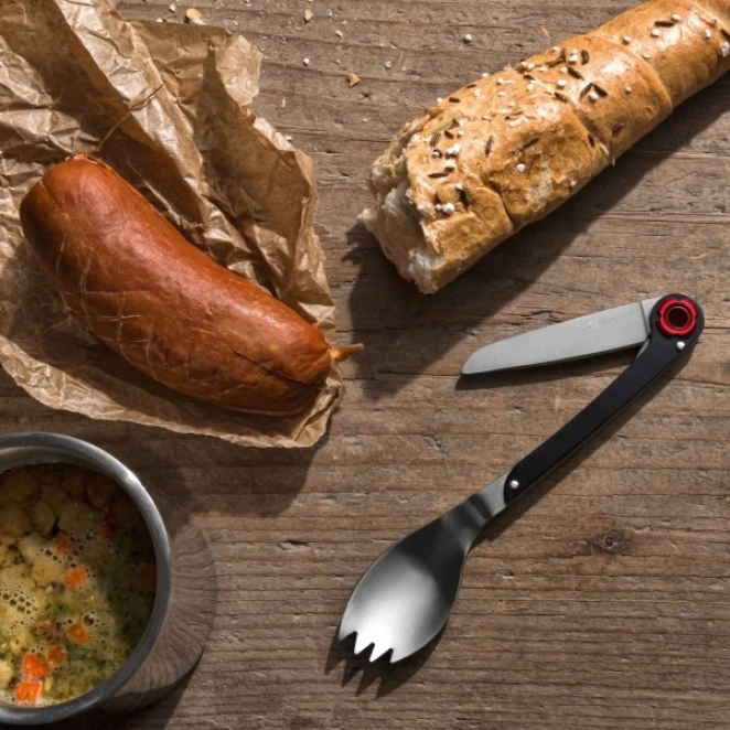 Sztućce turystyczne LATEMAR Schwarzwolf do nałożenia logo Zdjęcie 4