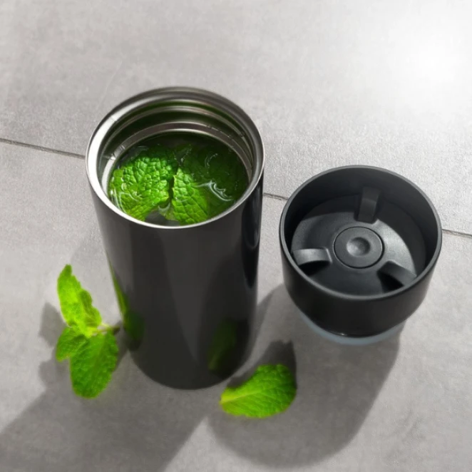 Kubek termiczny 300 ml ARANSOL Schwarzwolf z naniesieniem logo Zdjęcie 6