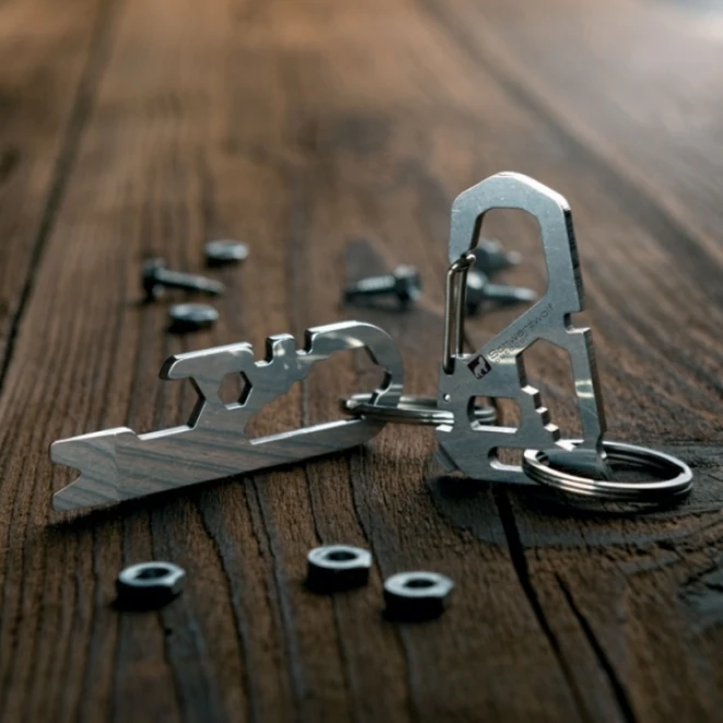 Wielofunkcyjny brelok ANTISANA Schwarzwolf do drukowania logo Zdjęcie 2