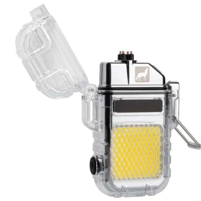 Zapalniczka elektryczna z latarką CALBUCO Schwarzwolf z logo Zdjęcie 2