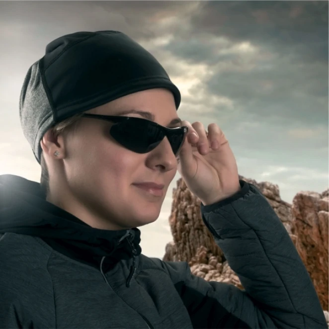 Bandana MISMI Schwarzwolf do drukowania logo Zdjęcie 3