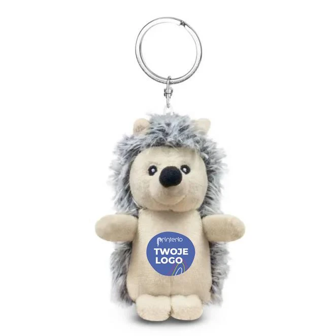 Pluszowy jeż, brelok | Hakim z nadrukiem na zamówienie Zdjęcie