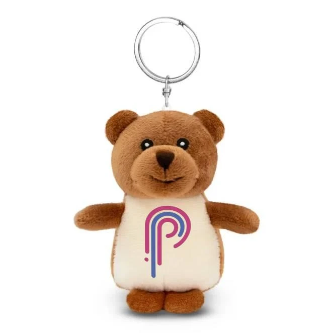 Pluszowy miś, brelok | Oton z naniesieniem logo Zdjęcie