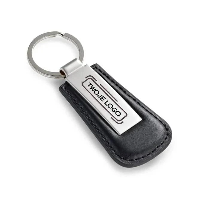 BACHMANN. Brelok wykonany z PU i metalu z logo firmy Zdjęcie