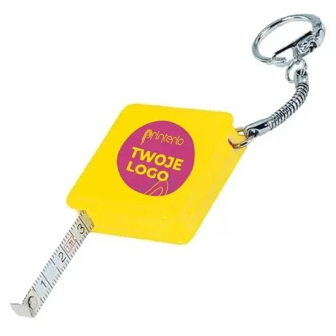 Miarka z brelokiem 1m ABERDEEN z nadrukiem logo Zdjęcie