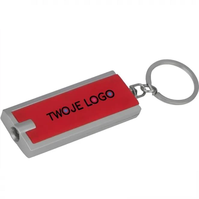 Brelok plastikowy z nadrukiem logo Zdjęcie