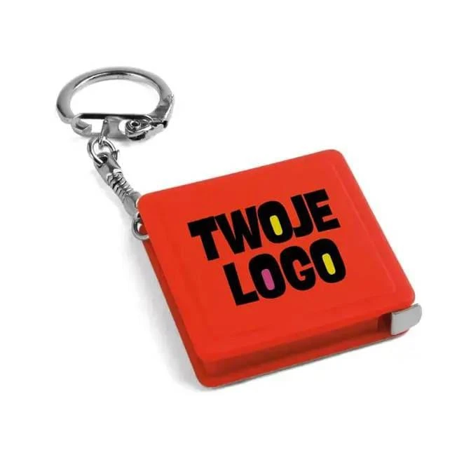 ASHLEY. Brelok z taśmą mierniczą do nałożenia logo Zdjęcie