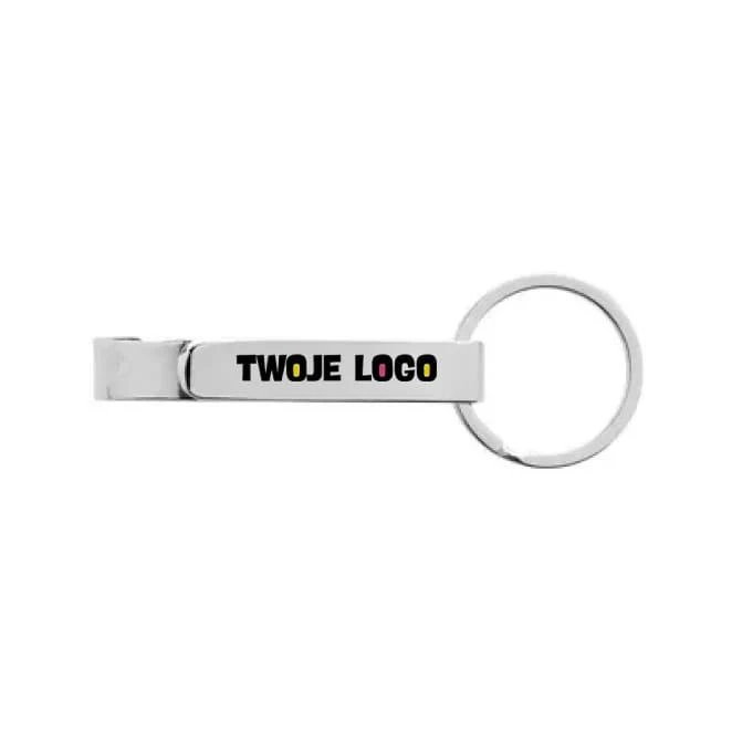 Brelok do kluczy, otwieracz do butelek z naniesieniem logo Zdjęcie