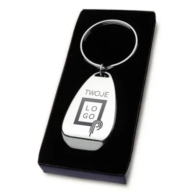Brelok do kluczy, otwieracz do butelek z logo Zdjęcie