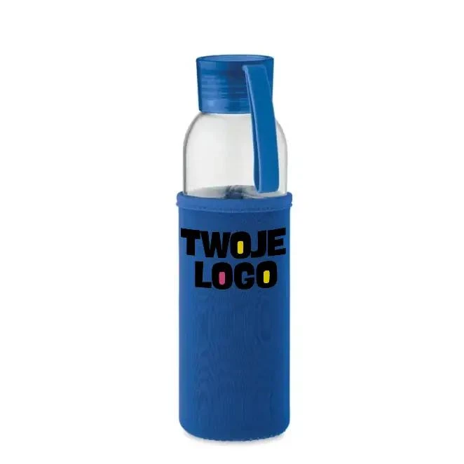 Szklana butelka 500 ml EBOR z logo Zdjęcie