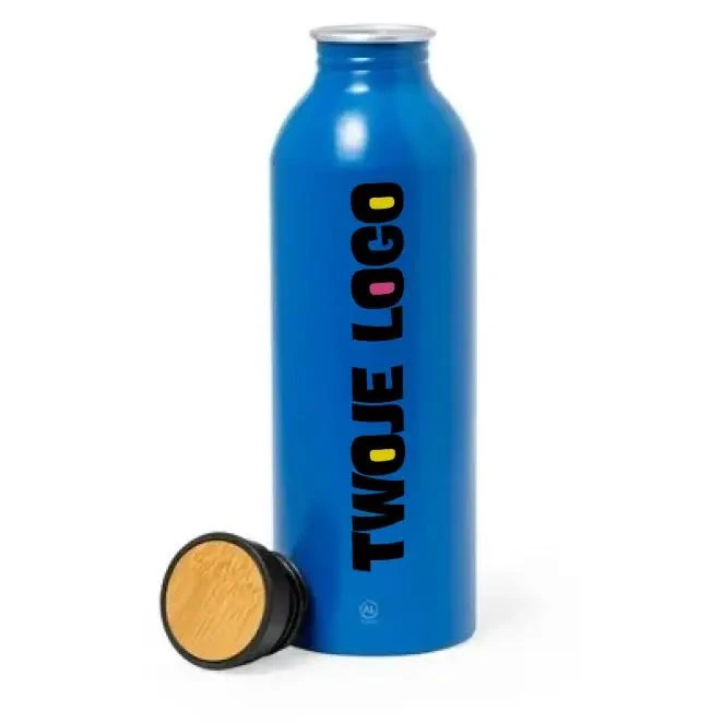 Butelka sportowa 550 ml z aluminium z recyklingu do nałożenia logo Zdjęcie