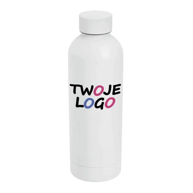 Próżniowa butelka termiczna GET WARM z logo firmy Zdjęcie