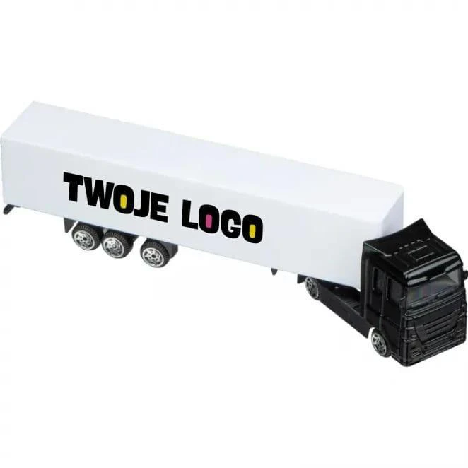 Miniaturowa ciężarówka TIR z naniesieniem logo Zdjęcie