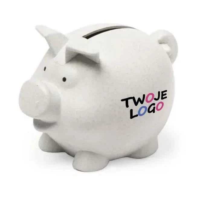 Skarbonka "świnka" z naniesieniem logo Zdjęcie