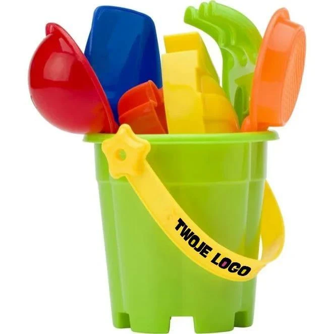 Zestaw plażowy, wiaderko do nałożenia logo Zdjęcie