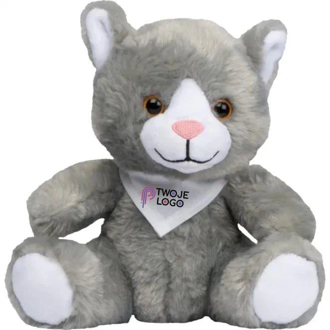 Zabawka pluszowy kotek z nadrukiem na zamówienie Zdjęcie