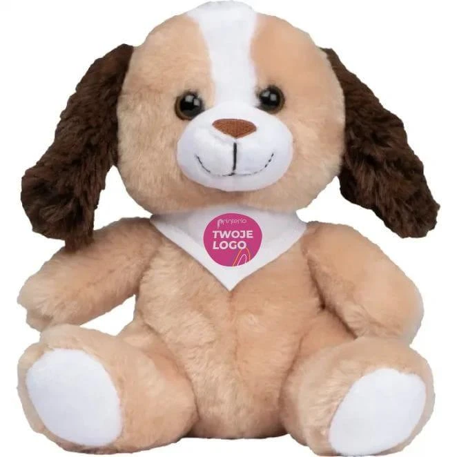 Zabawka pluszowy piesek do nałożenia logo Zdjęcie