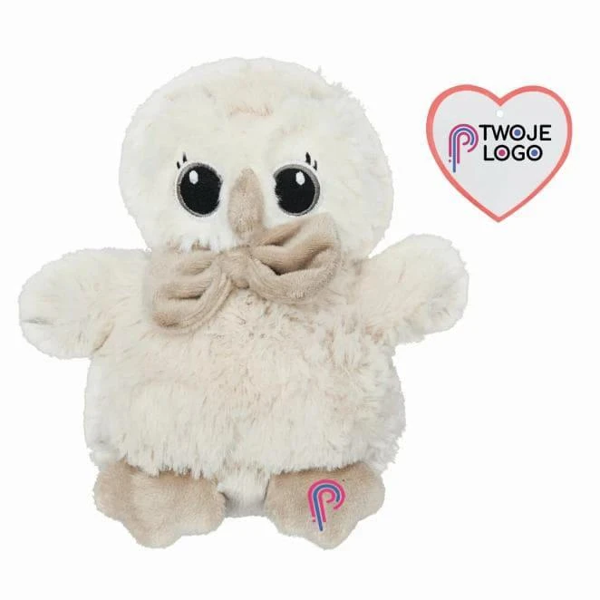 Pluszowa sowa HELGA z logo firmy Zdjęcie