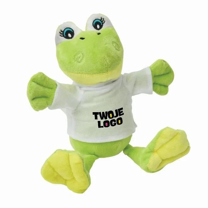 Pluszowa żaba FRIEDA z naniesieniem logo Zdjęcie