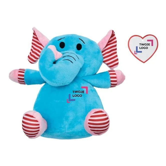 Pluszowy hipopotam BEATE z nadrukiem na zamówienie Zdjęcie