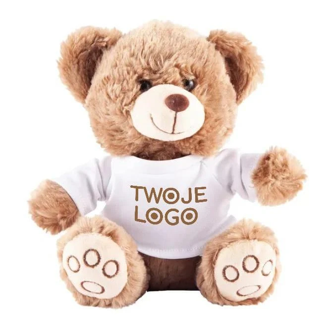 Maskotka Grizzly z logo firmy Zdjęcie