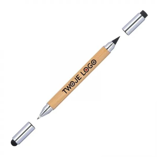 Długopis i ołówek touch pen 2w1 z nadrukiem na zamówienie Zdjęcie