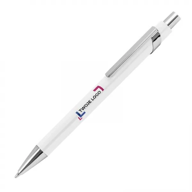 Długopis metalowy z logo firmy Zdjęcie