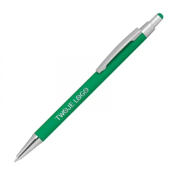 Długopis metalowy touch pen soft touch z naniesieniem logo Zdjęcie