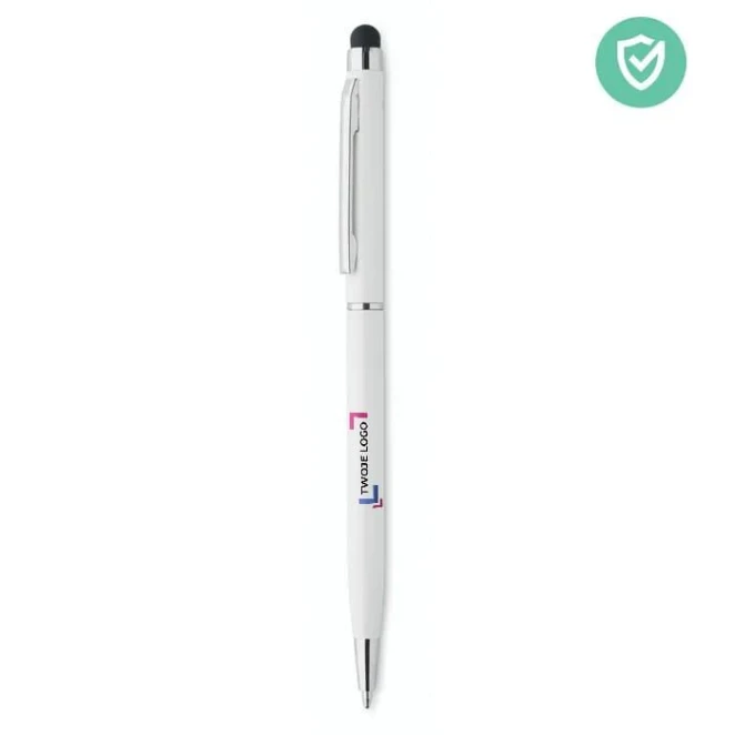 Antybakt. długopis z rysikiem NEILO CLEAN do drukowania logo Zdjęcie