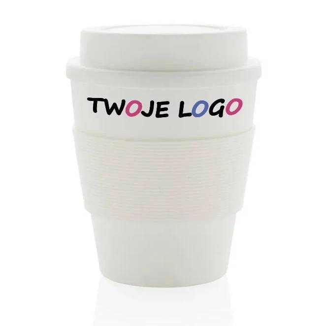 Kubek podróżny 350 ml z logo Zdjęcie