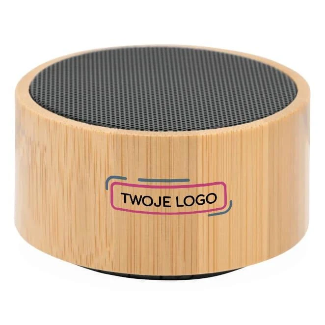 Głośnik bezprzewodowy BAMBOO SOUND do nałożenia logo Zdjęcie